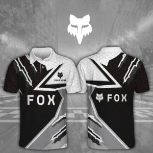 Fox Racing 3D Polo Shirt Custom Your Name