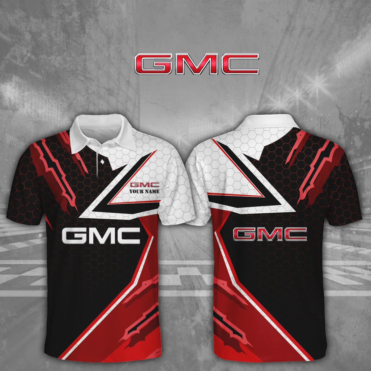 GMC 3D Polo Shirt Custom Your Name GMC 3D Polo Shirt Custom Your Name
