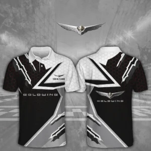 Honda Gold Wing 3D Polo Shirt Custom Your Name