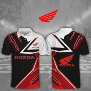 Honda Motor 3D Polo Shirt Custom Your Name
