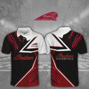 Indian Motorcycle 3D Polo Shirt Custom Your Name