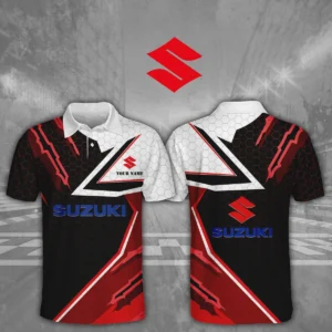 Suzuki Motor 3D Polo Shirt Custom Your Name