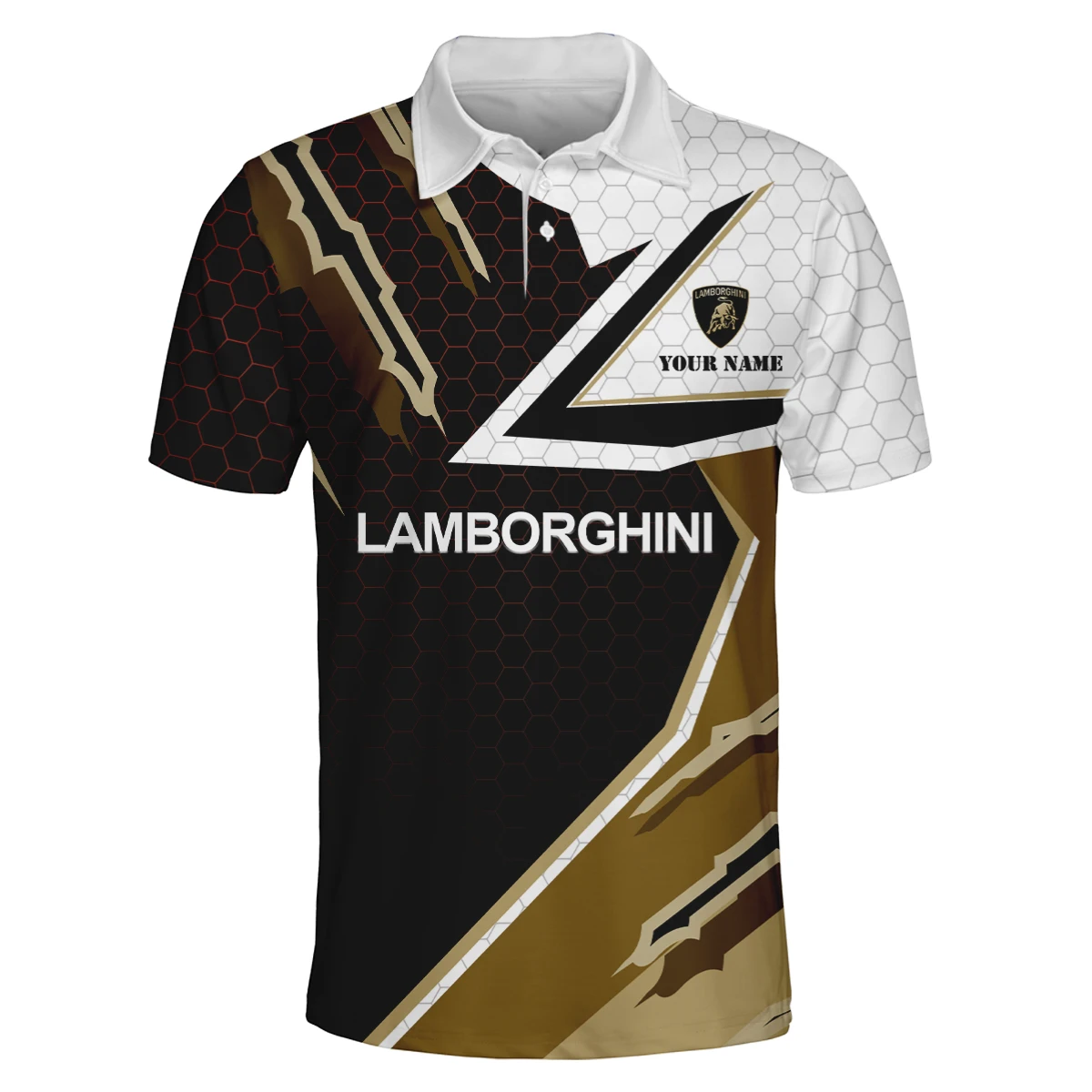 Lamborghini 3D Polo Shirt Custom Your Name Lamborghini 3D Polo Shirt Custom Your Name
