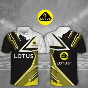 Lotus Cars 3D Polo Shirt Custom Your Name