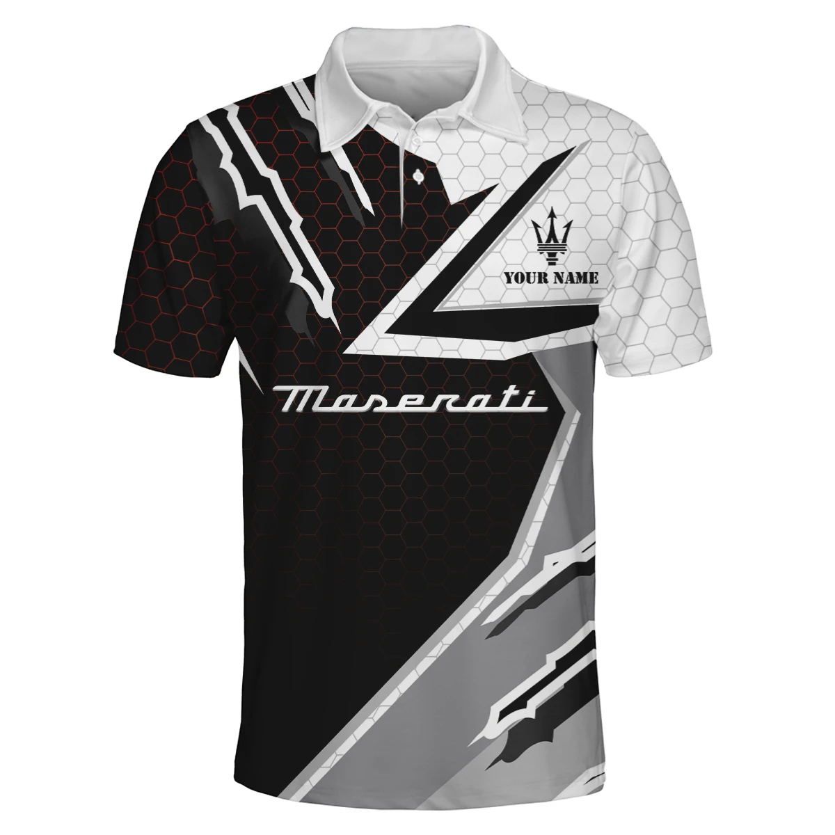 Maserati 3D Polo Shirt Custom Your Name Maserati 3D Polo Shirt Custom Your Name