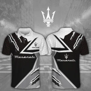 Maserati 3D Polo Shirt Custom Your Name