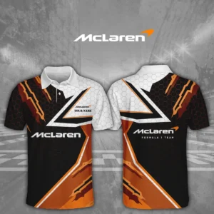 McLaren Racing Limited 3D Polo Shirt Custom Your Name