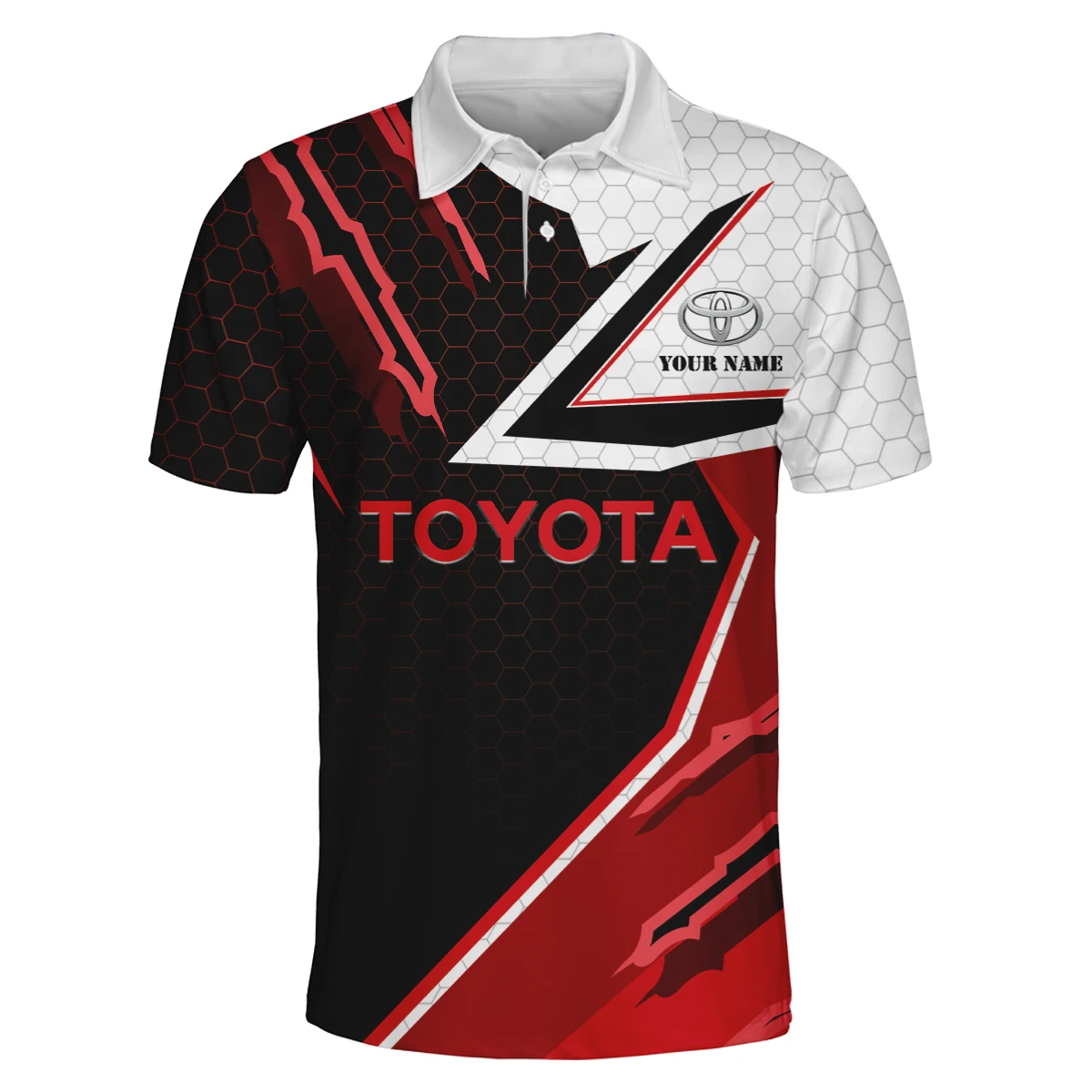 Toyota 3D Polo Shirt Custom Your Name Toyota 3D Polo Shirt Custom Your Name