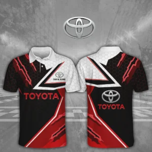 Toyota 3D Polo Shirt Custom Your Name