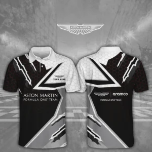 Aston Martin Racing 3D Polo Shirt Custom Your Name