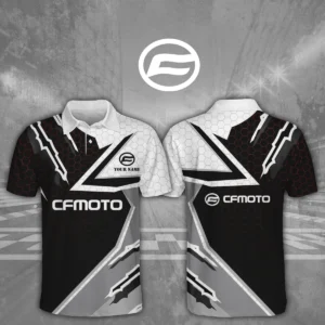 CFMOTO Aspar Racing Team 3D Polo Shirt Custom Your Name