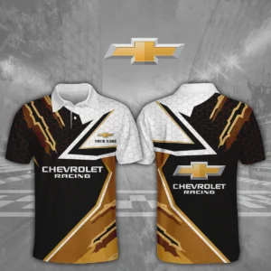 Chevrolet Motorsports 3D Polo Shirt Custom Your Name