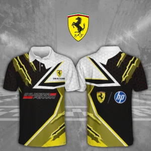 Scuderia Ferrari F1 3D Polo Shirt Custom Your Name
