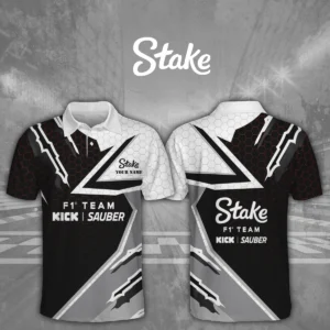 Stake F1 Team Kick Sauber 3D Polo Shirt Custom Your Name