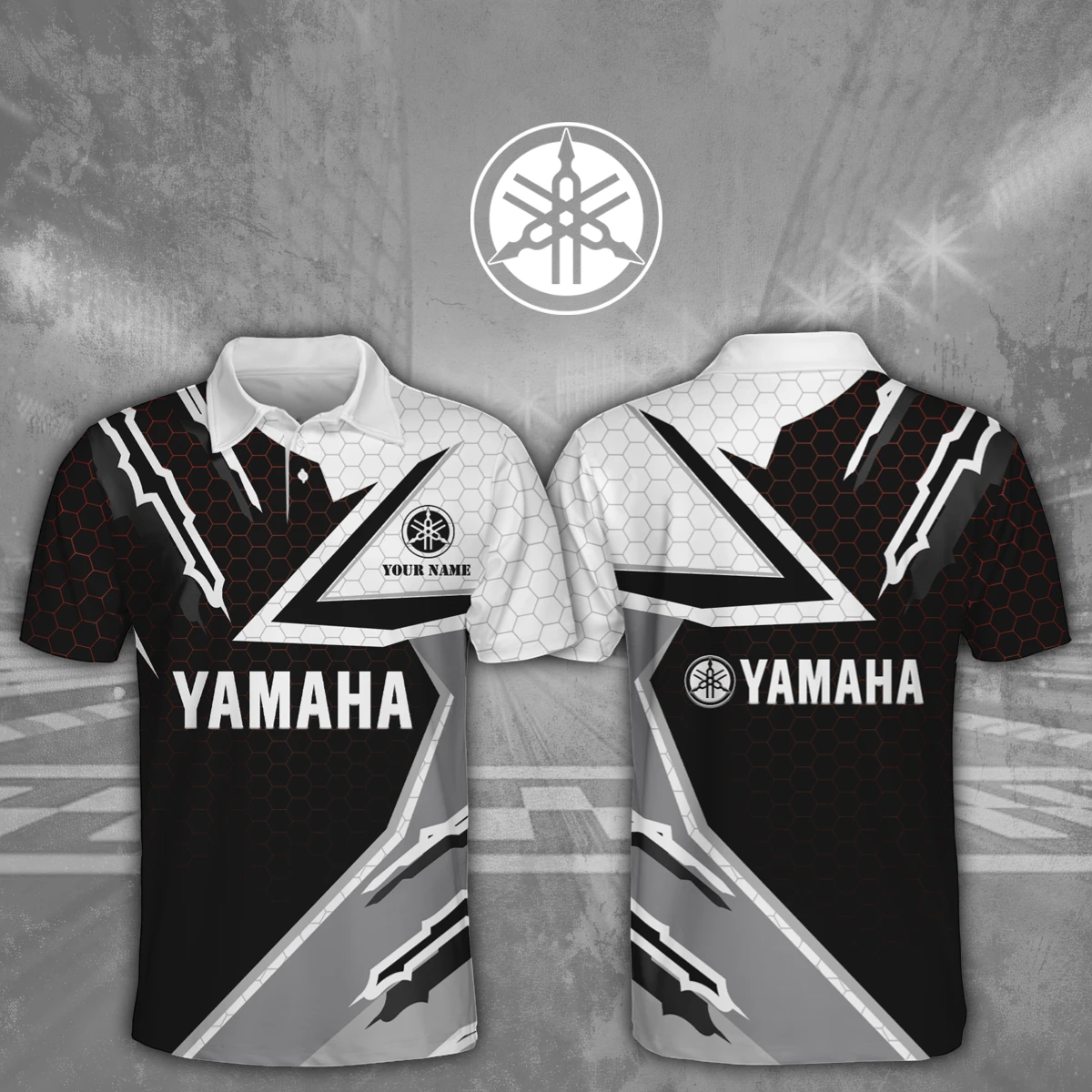 Yamaha Motorsports 3D Polo Shirt Custom Your Name Yamaha Motorsports 3D Polo Shirt Custom Your Name