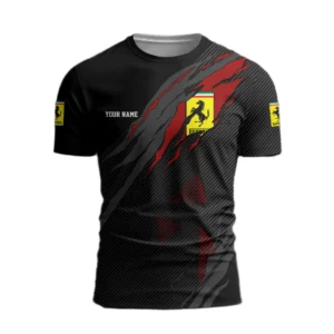 Ferrari 3D T-Shirt Custom Your Name