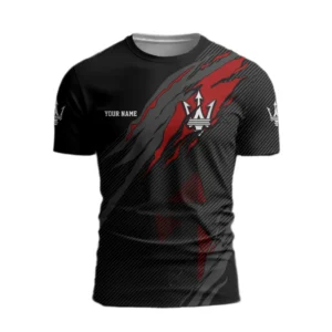 Maserati 3D T-Shirt Custom Your Name