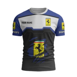 Ferrari T-Shirt Customize Your Name