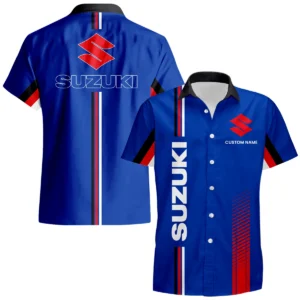 Suzuki Hawaiian Shirt x Beach Shorts Full Set Custom Name