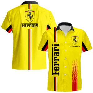 Performance Casual Shirt Button Up Hawaiian Shirt x Beach Shorts Full Set Custom Name