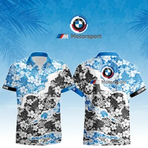 BMW M Motorsport Racing Hawaiian Shirt 2026 Limited Custom Name