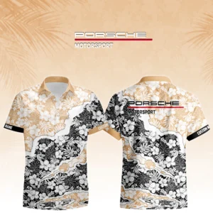Porsche Motorsport Racing Hawaiian Shirt 2026 Limited Custom Name