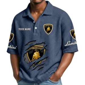 Lamborghini Waffle Polo Shirt Custom Your Name
