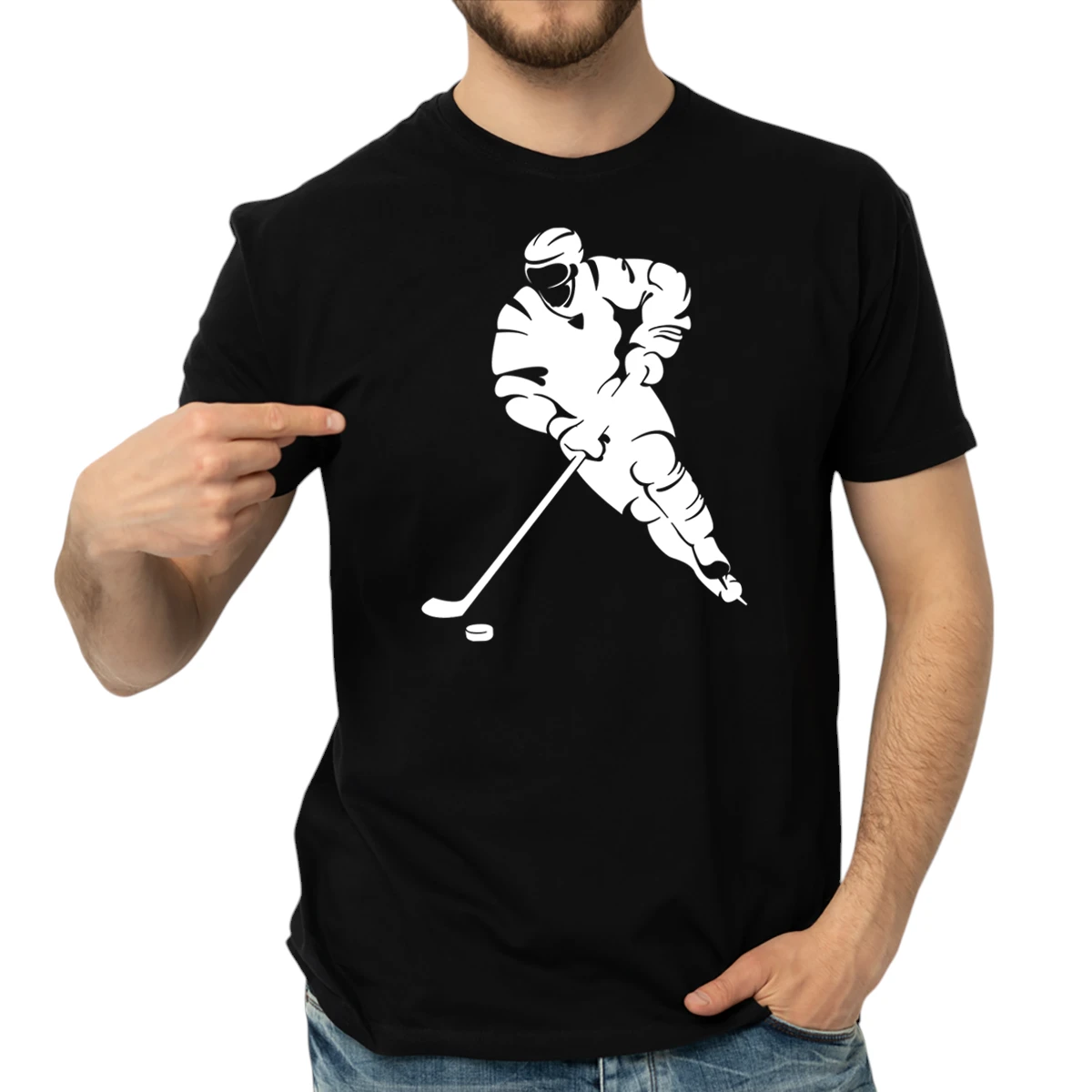 I Love Playing Hockey TShirt – Black – TEEFAVOS I Love Playing Hockey TShirt – Black – TEEFAVOS