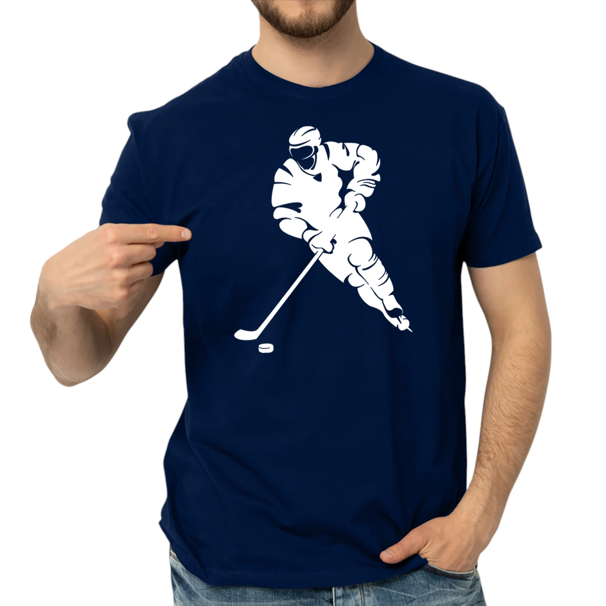 I Love Playing Hockey TShirt – Navy – TEEFAVOS I Love Playing Hockey TShirt – Navy – TEEFAVOS
