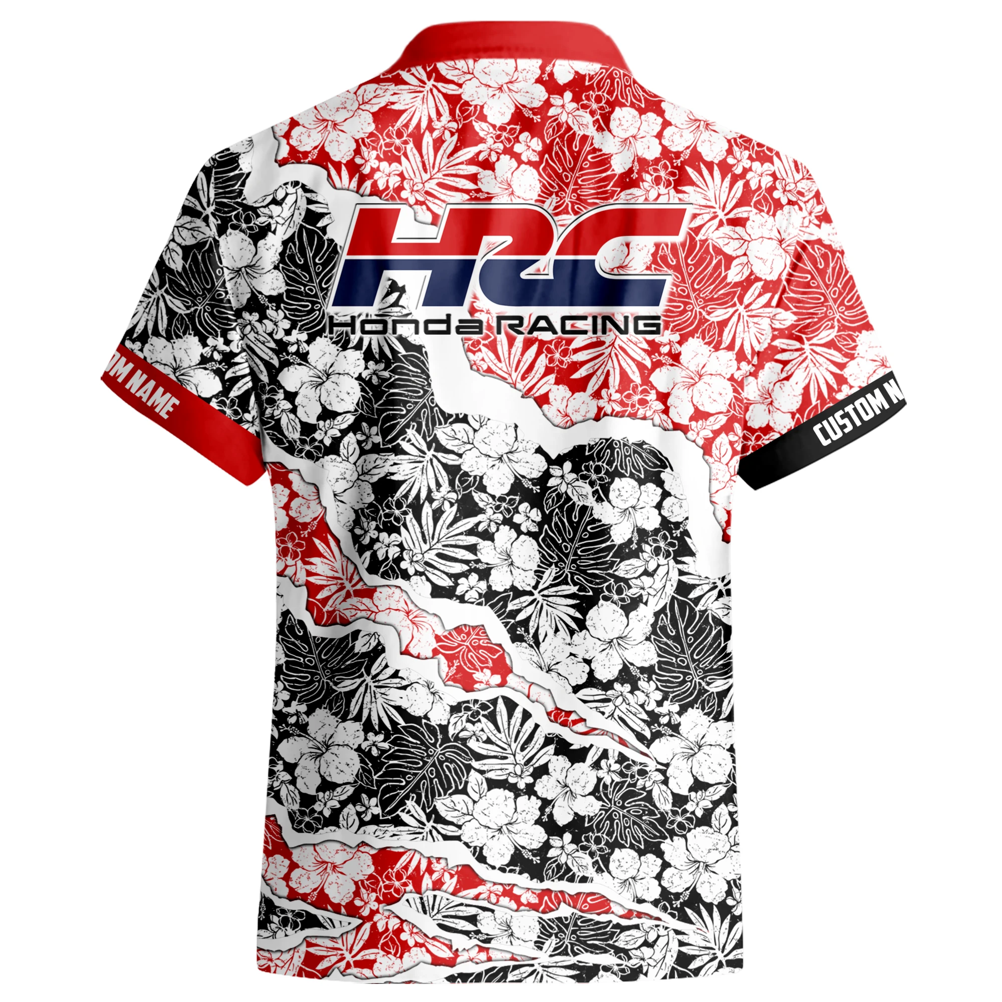 Motocross Hawaiian Shirt, Casual Shirt Button Up TFSY7HW035 – Red Black – TEEFAVOS Motocross Hawaiian Shirt, Casual Shirt Button Up TFSY7HW035 – Red Black – TEEFAVOS