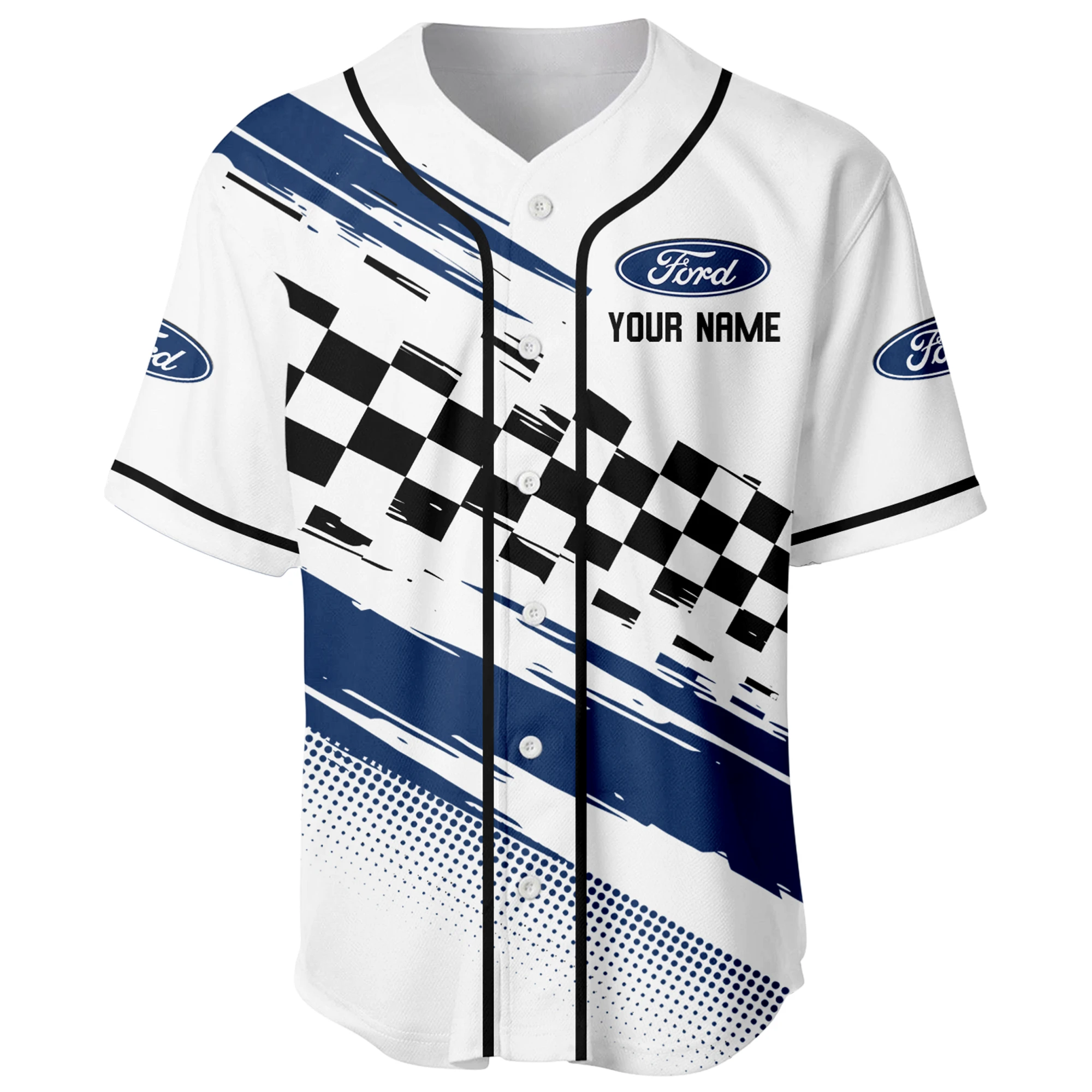 Off Road Car Baseball Jersey, Lightweight Comfort Button Up TFSY63BJ3D0011 – White – TEEFAVOS Off Road Car Baseball Jersey, Lightweight Comfort Button Up TFSY63BJ3D0011 – White – TEEFAVOS