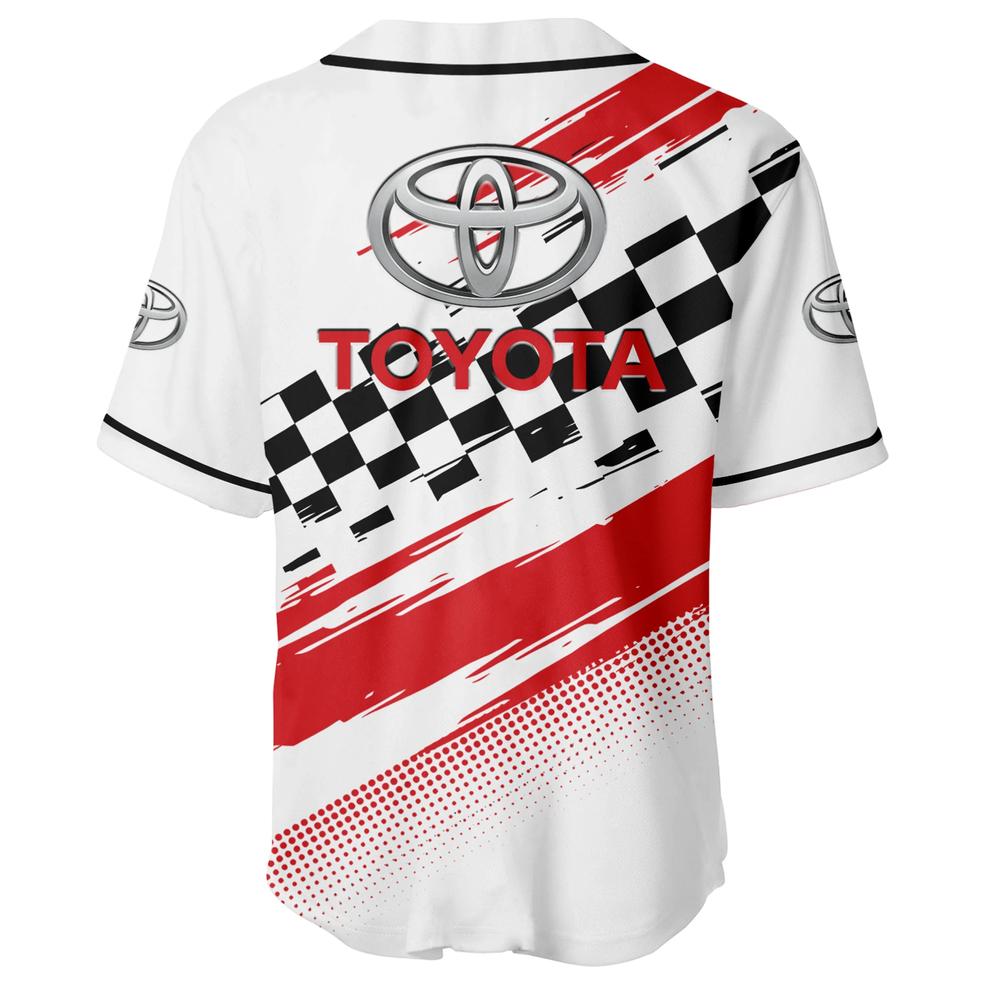 Recreational SUV Baseball Jersey, Lightweight Comfort Button Up TFSY63BJ3D017 – White – TEEFAVOS Recreational SUV Baseball Jersey, Lightweight Comfort Button Up TFSY63BJ3D017 – White – TEEFAVOS