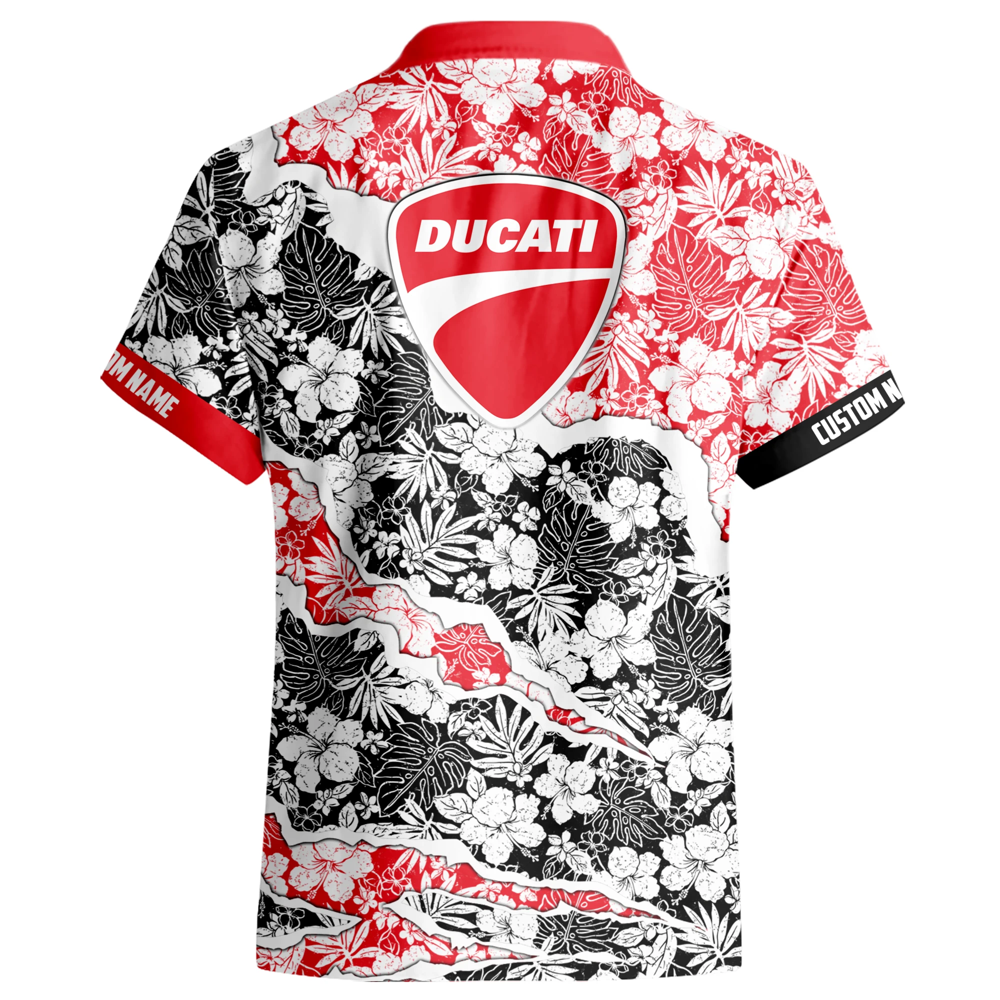 Sport Rider Hawaiian Shirt, Casual Shirt Button Up TFSY7HW031 – Red Black – TEEFAVOS Sport Rider Hawaiian Shirt, Casual Shirt Button Up TFSY7HW031 – Red Black – TEEFAVOS