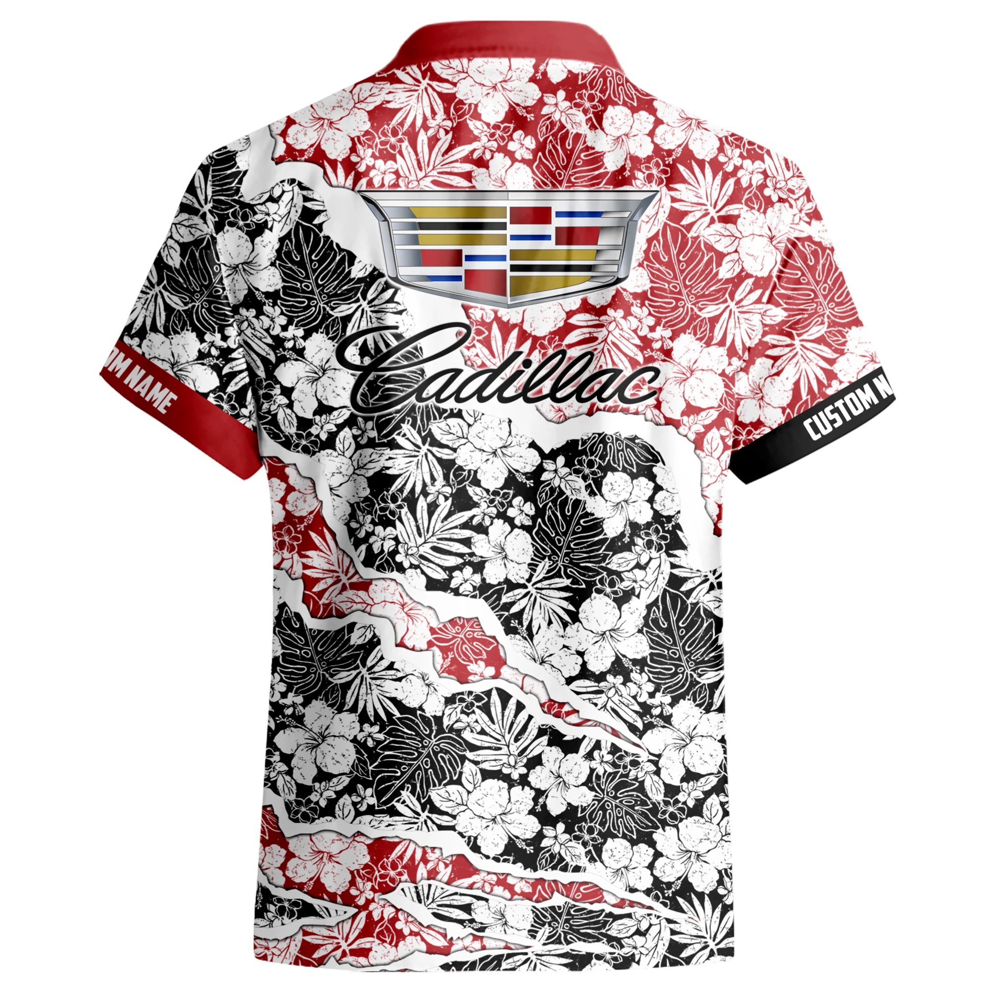 SUV Hawaiian Shirt, Casual Shirt Button Up TFSY7HW004 – Red Black – TEEFAVOS SUV Hawaiian Shirt, Casual Shirt Button Up TFSY7HW004 – Red Black – TEEFAVOS