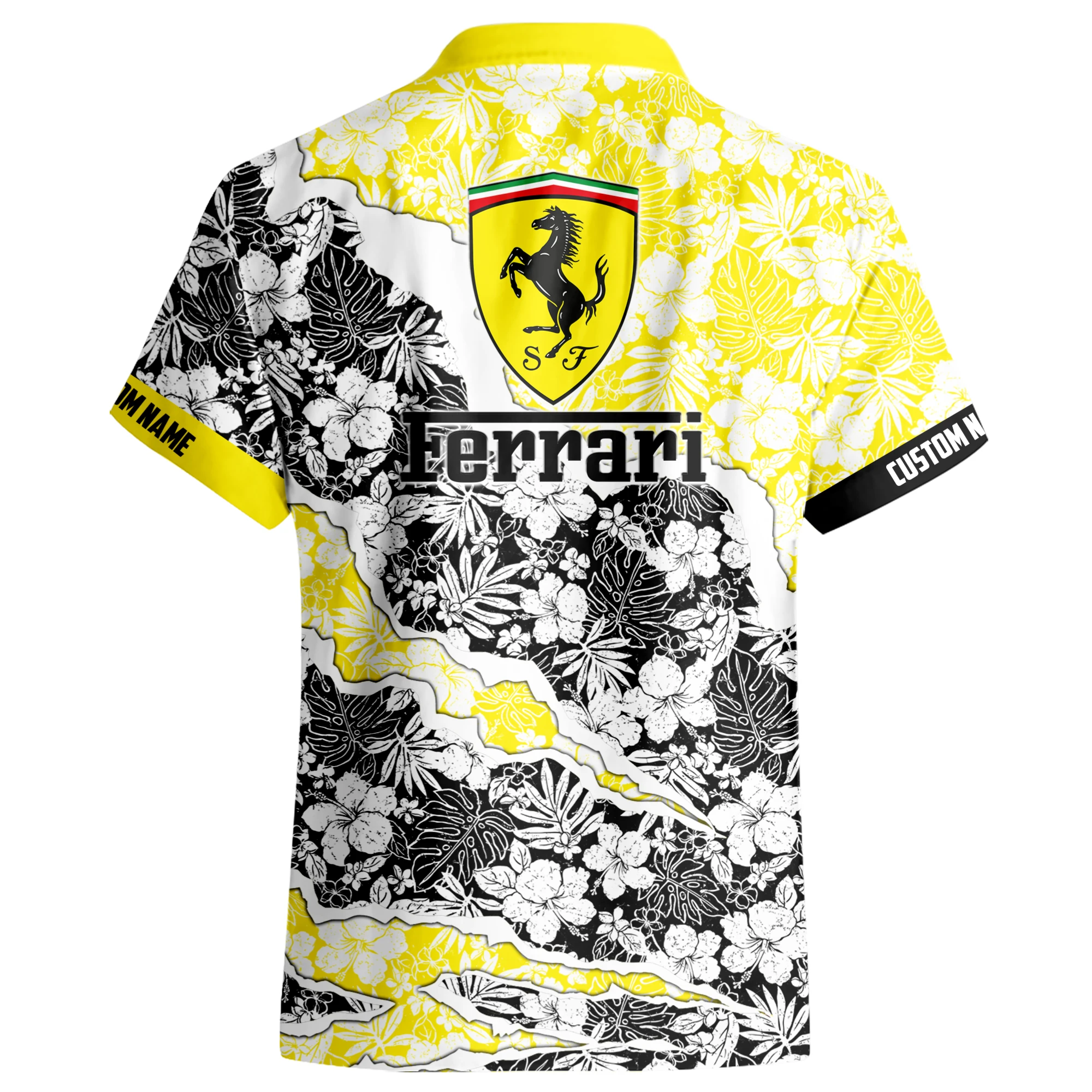 Ultra Sport Vehicle Hawaiian Shirt, Casual Shirt Button Up TFSY7HW006 – Yellow Black – TEEFAVOS Ultra Sport Vehicle Hawaiian Shirt, Casual Shirt Button Up TFSY7HW006 – Yellow Black – TEEFAVOS