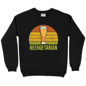 Beergetarian Sweatshirt - Black