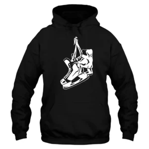 Hockey Shoes Hoodie - Black