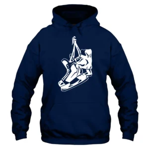 Hockey Shoes Hoodie - Navy