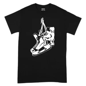 Hockey Shoes TShirt - Black