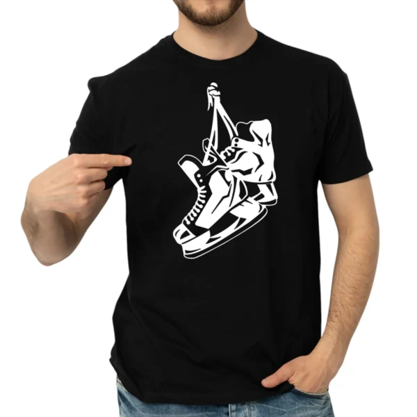 Hockey Shoes TShirt - Black