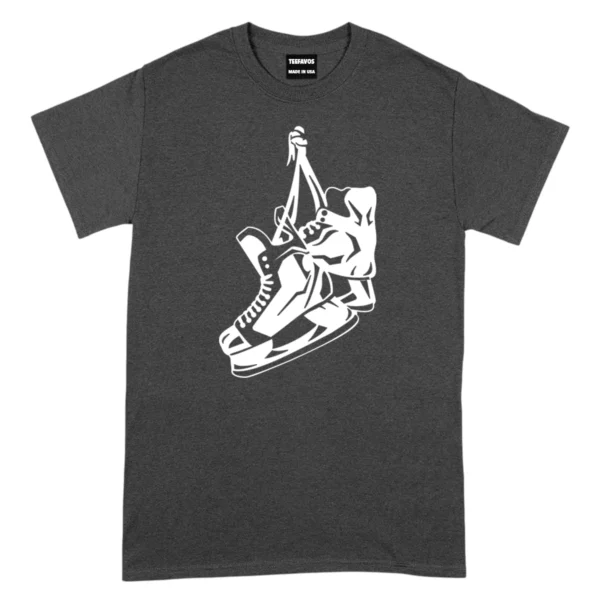 Hockey Shoes TShirt - DarkGrey