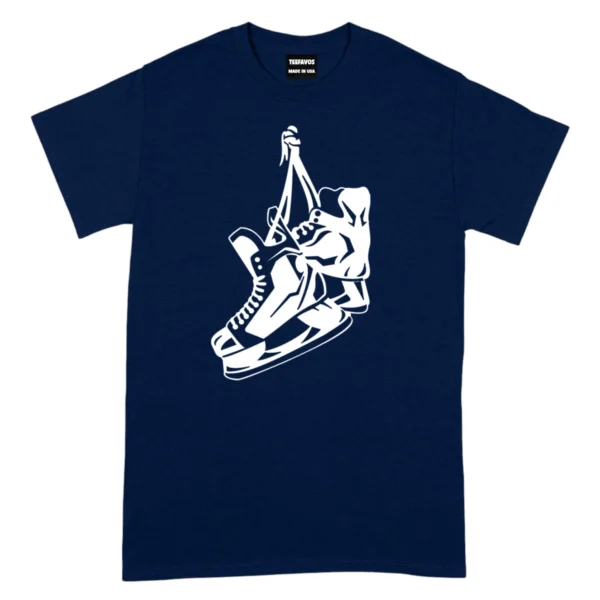 Hockey Shoes TShirt - Navy