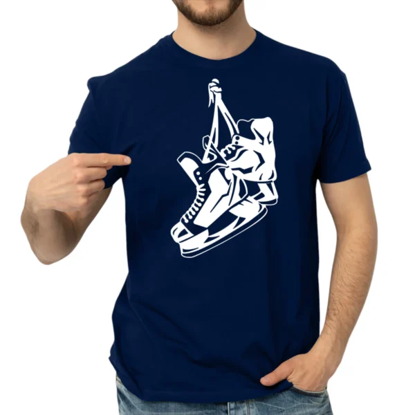 Hockey Shoes TShirt - Navy