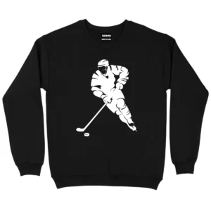 I Love Playing Hockey Sweatshirt - Black