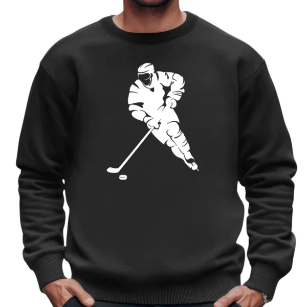 I Love Playing Hockey Sweatshirt - DarkGrey