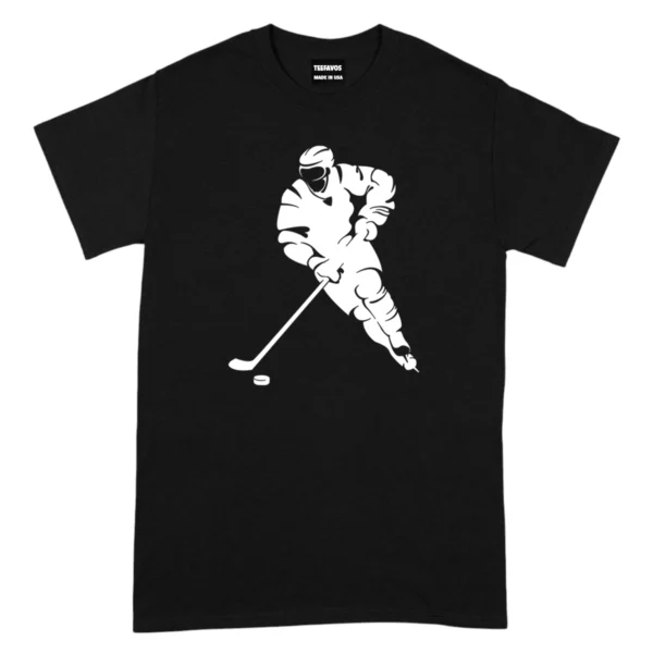 I Love Playing Hockey TShirt - Black