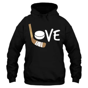 Love Hockey Hoodie - Black