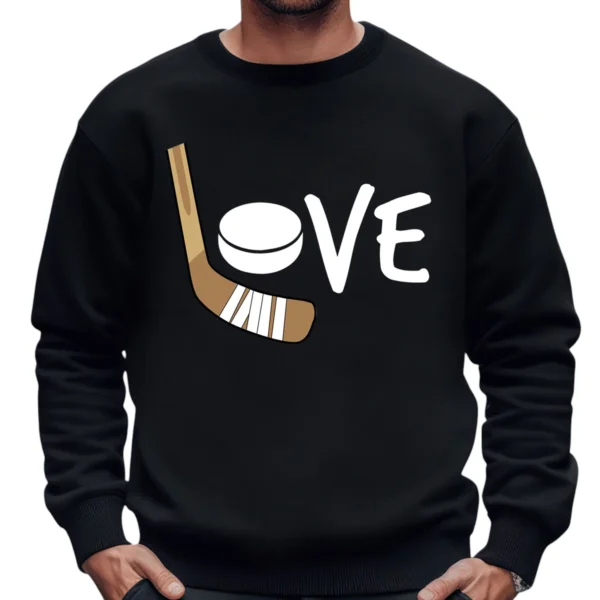 Love Hockey Sweatshirt - Black