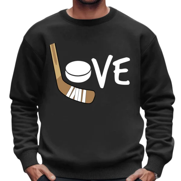 Love Hockey Sweatshirt - DarkGrey