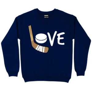 Love Hockey Sweatshirt - Navy